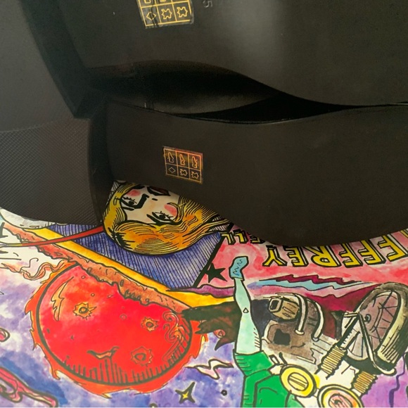 🖤NEW🖤Jeffrey Campbell Platform heeled leather booties 2” heel..1” platform - Picture 7 of 8